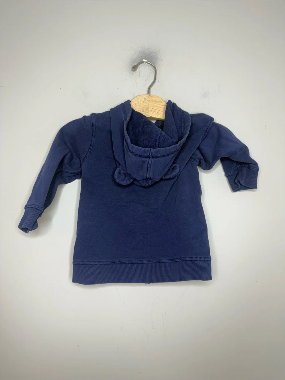 $16 ADD‎ ON hanna andersson bear ears blue zip-up hoodie 3T mini boden zara